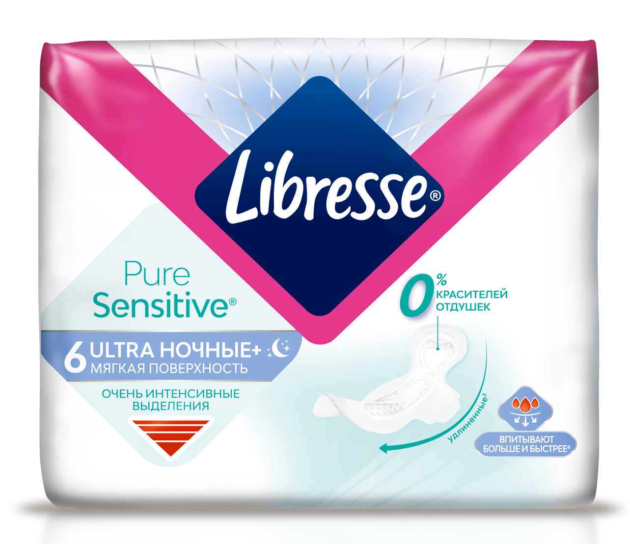 Прокладки Libresse Pure Sensitive Ночные